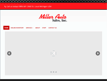 Tablet Screenshot of millerautosales.com